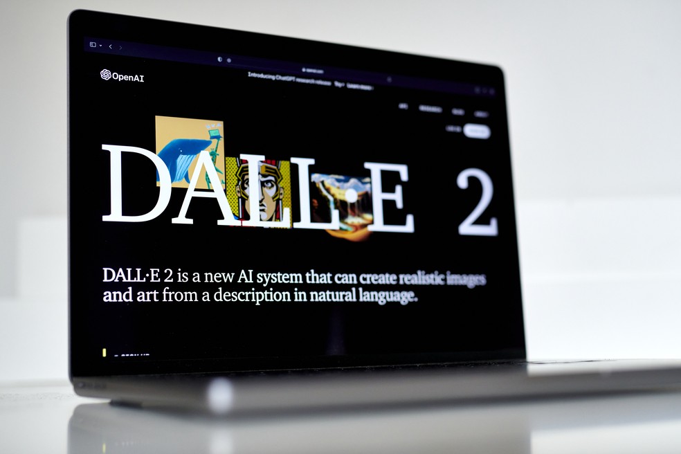 Sites como o DALL-E 2 utilizam IA para gerar imagens a partir de comandos textuais; conheça oito deles — Foto: Getty Images/Bloomberg