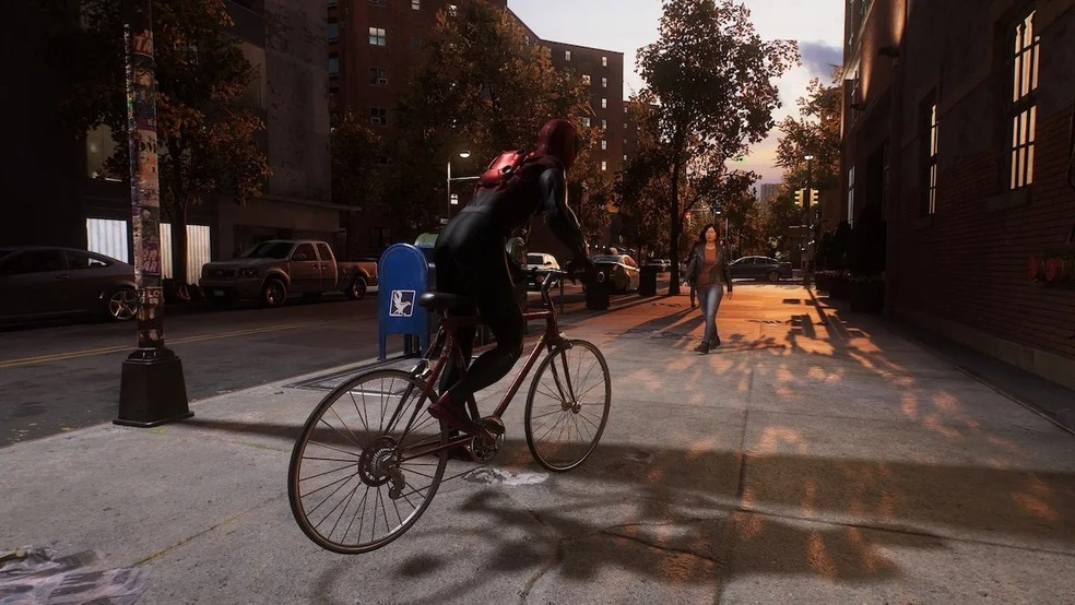 Homem-Aranha pode andar de bicicleta em Spider-Man 2 — Foto: Reprodução/PCGamesN