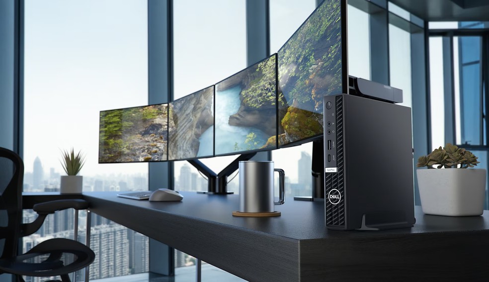 Conheça modelos de PC até R$ 3.500 — Foto: Divulgação/Dell