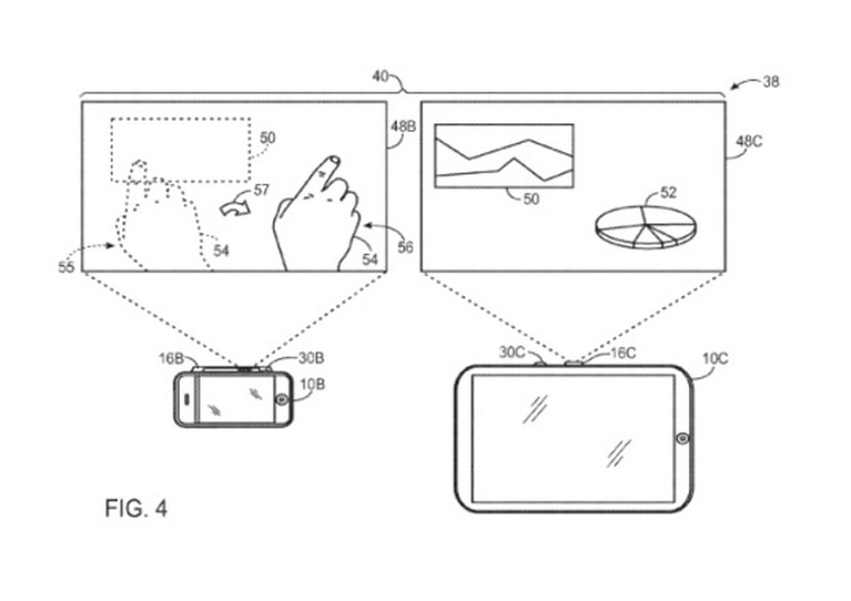 Projetor no iPhone pode virar realidade, mostra patente da Apple