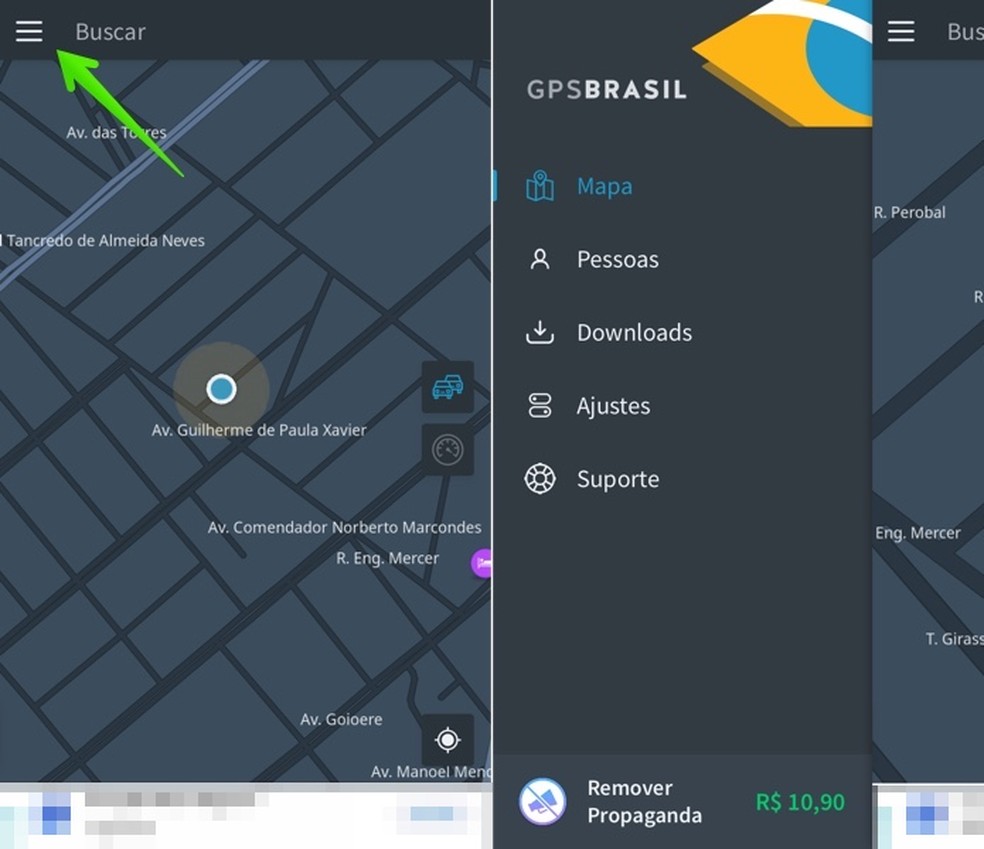 Como usar o GPS Brasil, app de mapas offline para Android e iPhone
