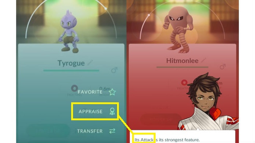 Como evoluir Tyrogue para Hitmonchan, Hitmonlee ou Hitmontop em Pokémon GO