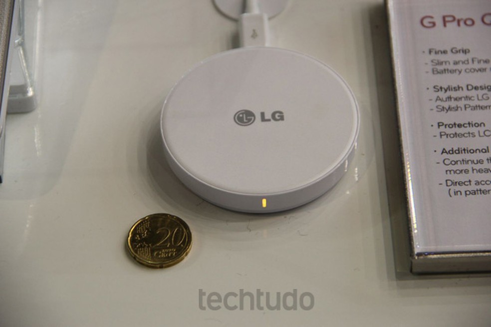 LG apresenta menor carregador sem fio do mundo e prepara lançamento global
