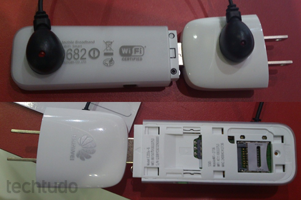 Modem/Roteador Huawei E355 (Foto: Allan Melo / TechTudo) — Foto: TechTudo