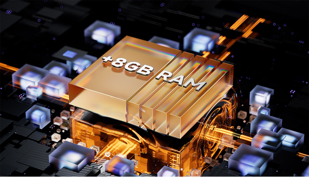 Redmi Note 13 5G pode utilizar até 8 GB de memória RAM estendida — Foto: Reprodução/Xiaomi