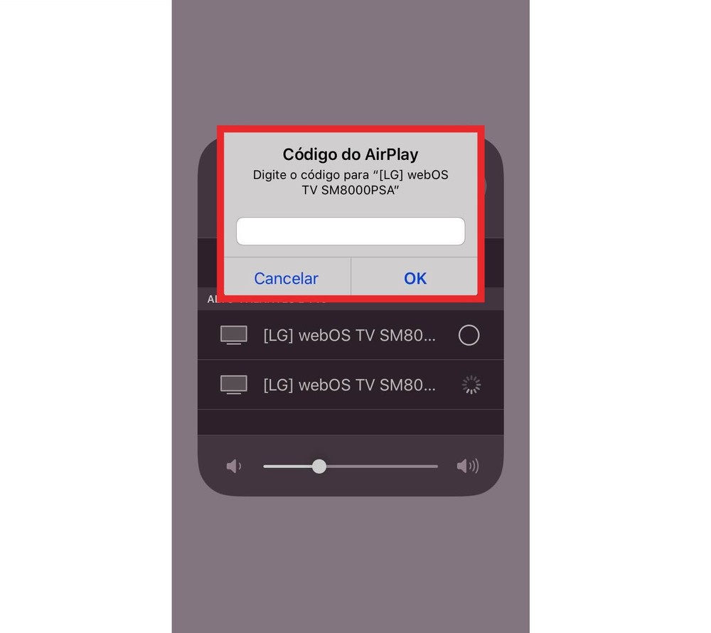 Como espelhar a tela do iPhone na smart TV LG