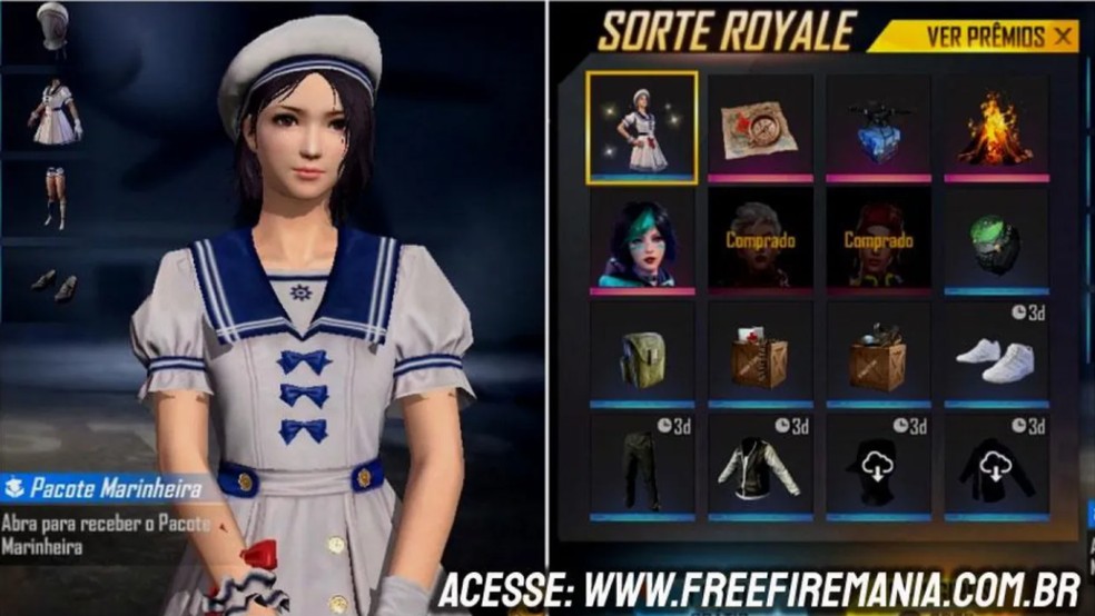  Reprodução/Free Fire Mania