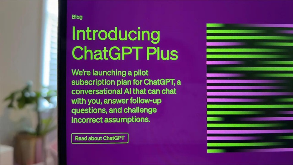 ChatGPT Plus é uma das versões pagas do software — Foto: Reprodução/Maria Diaz/ZDNET