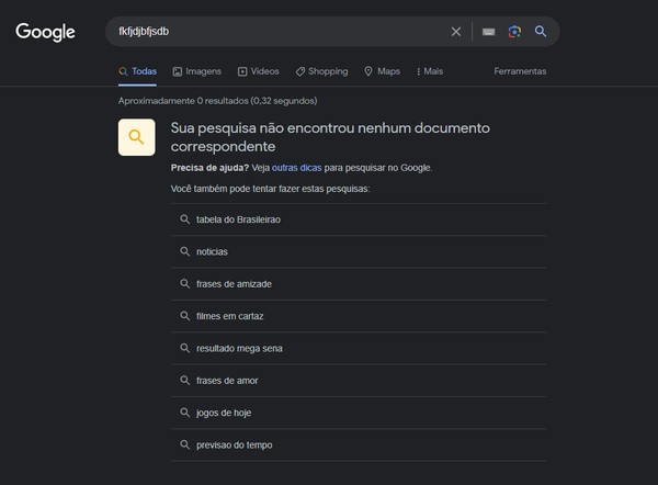 Cinco resultados que você não consegue ter no Google