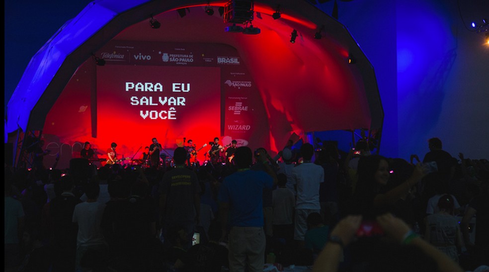 Banda Bit Players tocou na festa de encerramento da Campus Party 2015 (Foto: Reprodução/Flickr Campus Party Brasil) — Foto: TechTudo