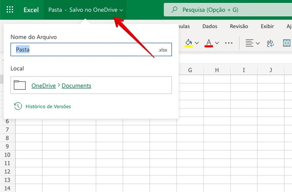 Planilha de Excel online não apresenta diferenças em relação ao software — Foto: Reprodução/Helito Beggiora
