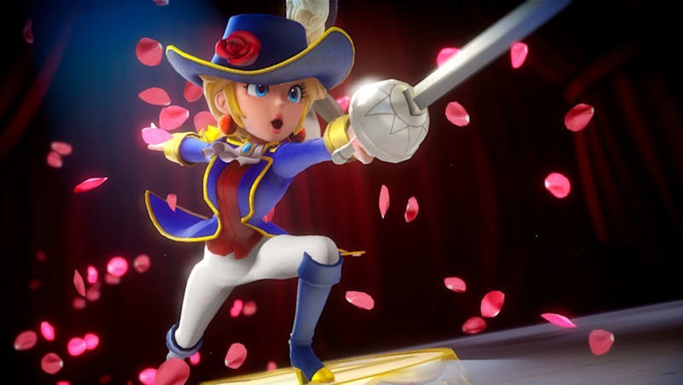 Princess Peach Showtime traz Princesa do REino do Cogumelo em diferentes formas — Foto: Divulgação/Nintendo