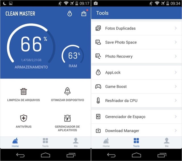Como usar o aplicativo Clean Master e ‘limpar’ o Android?