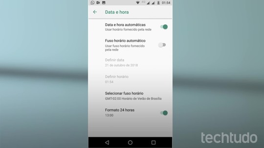 Celular Android entra no horário de verão e adianta hora; como corrigir