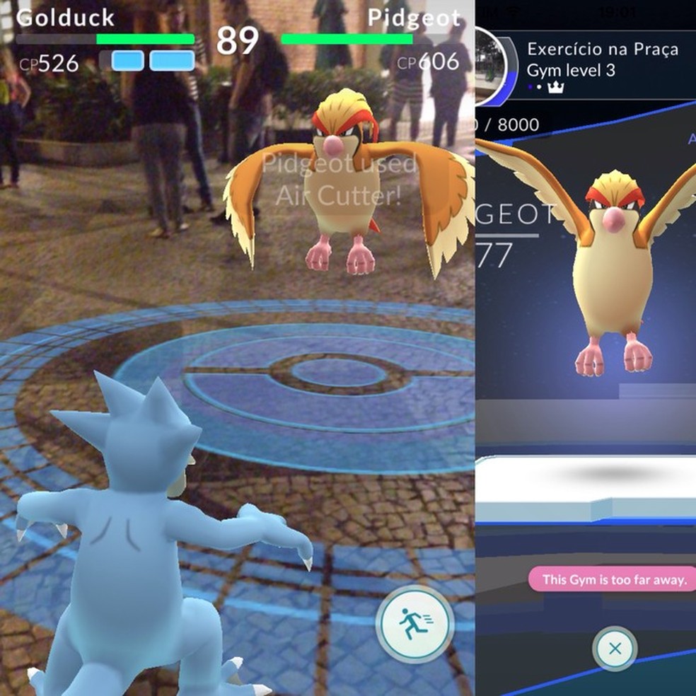 Pokémon GO BR on X: Na hora da batalha, o negócio é dar porrada