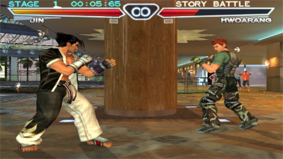 Tekken 4 decepcionou com sua tentativa de inovação, mas ainda é um bom jogo que é lembrado com carinho de uma forma geral — Foto: Divulgação/Namco