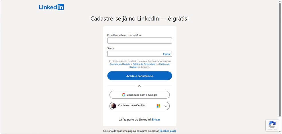 Perfis profissionais e sites pessoais ajudam a direcionar o que aparece sobre você nas buscas — Foto: Reprodução/Caroline Silvestre