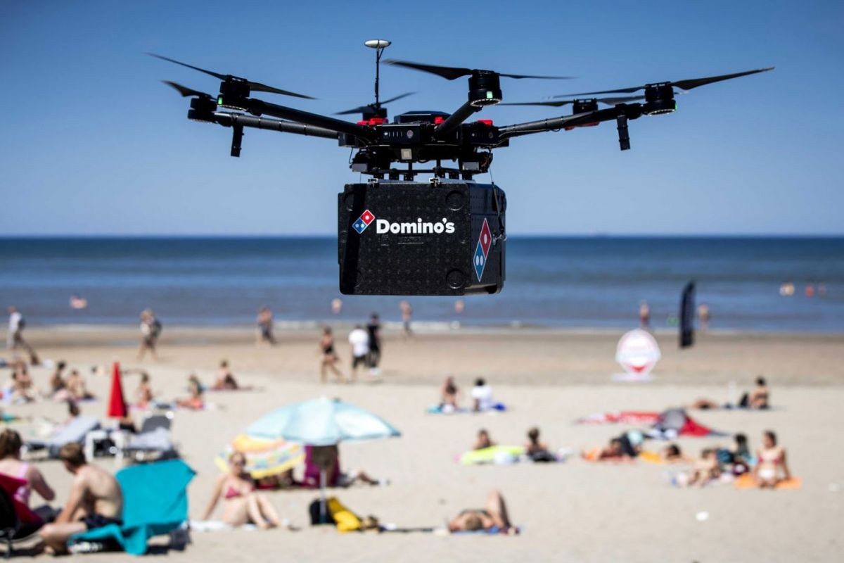 Domino's pizza drone hotsell
