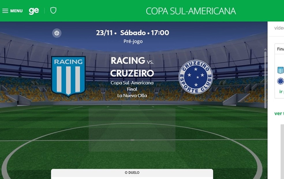  Reprodução/Site GE