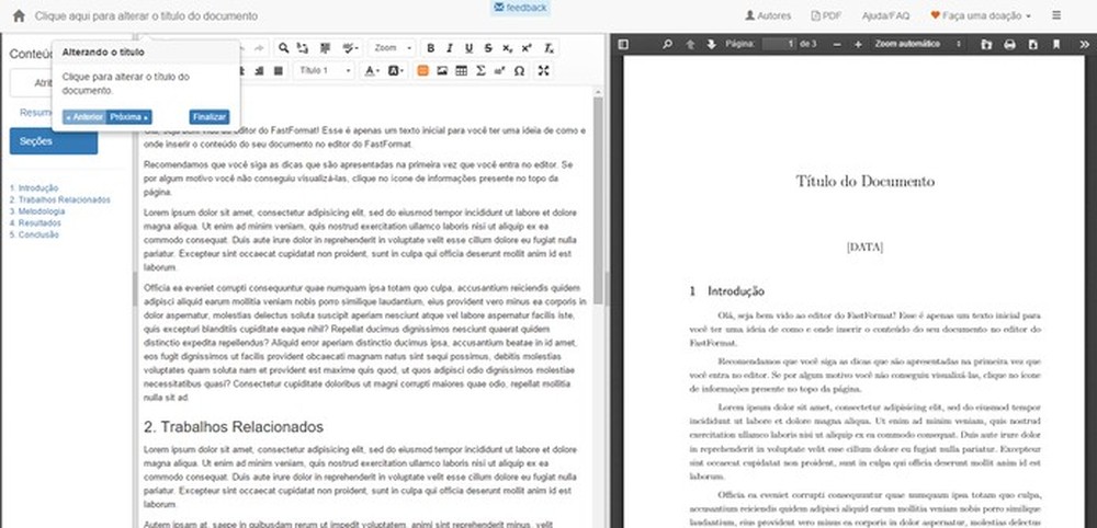 FastFormat edita artigos acadêmicos e monografias com regras da ABNT