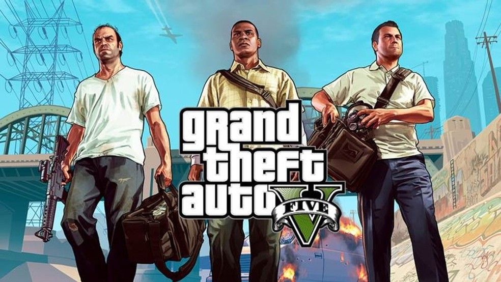 Lançado em 2013, GTA 5 é um dos jogos mais famosos de todos os tempos — Foto: Divulgação/Rockstar Games