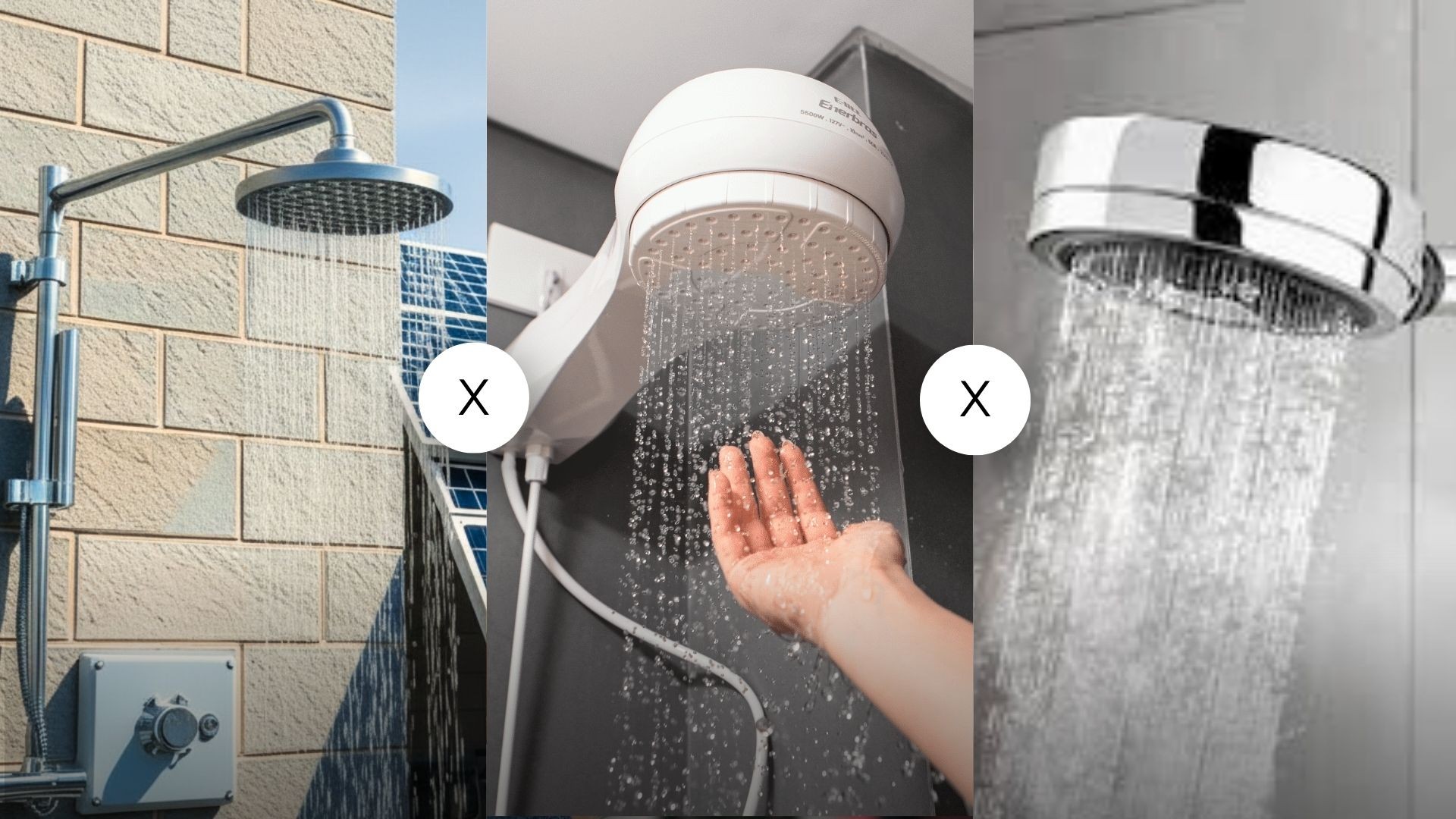 Chuveiro elétrico, a gás ou solar? Veja qual gasta menos e esquenta mais