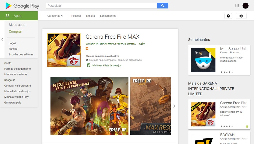Free Fire Max: inscrições para beta estão abertas; veja como baixar