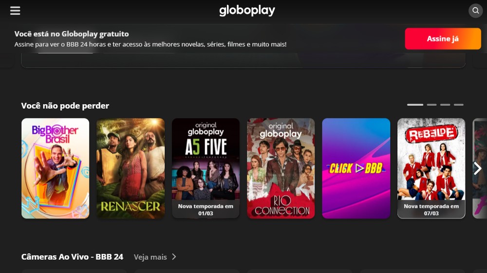 É assinante Claro TV+? Você tem Globoplay de graça; veja como usar
