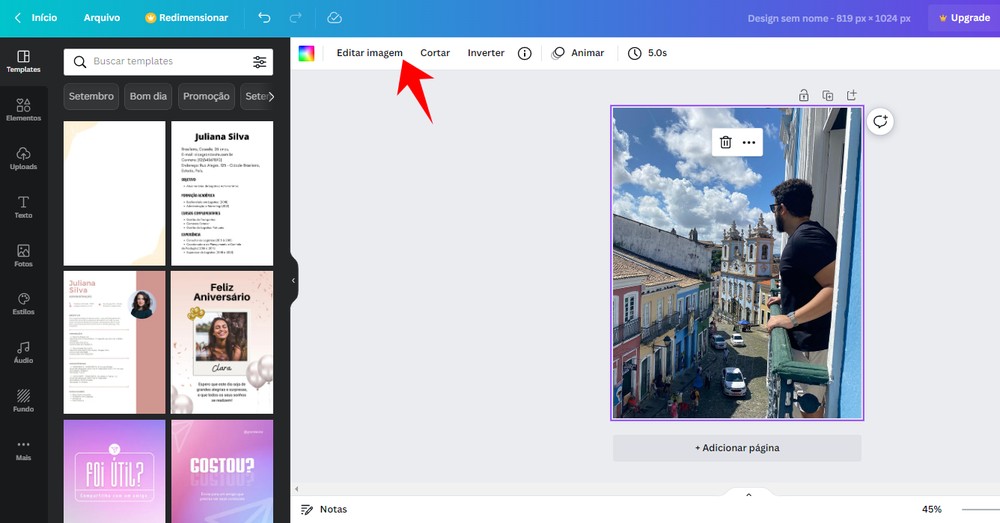 Como desfocar imagem no Canva? Editor permite borrar foto online