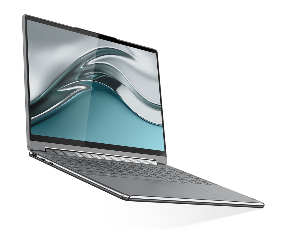 O Yoga 9i é um 2 em 1 com aparência de notebook tradicional — Foto: Divulgação/Lenovo