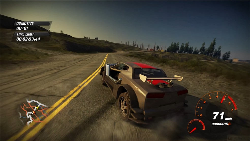 Fuel é um jogo de corrida em mundo aberto lançado originalmente para PC, PS3 e Xbox 360 — Foto: Reprodução/YouTube FirstPlays HD