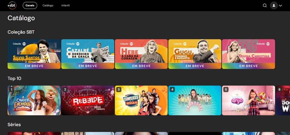 +SBT: veja catálogo e como usar o streaming gratuito da emissora