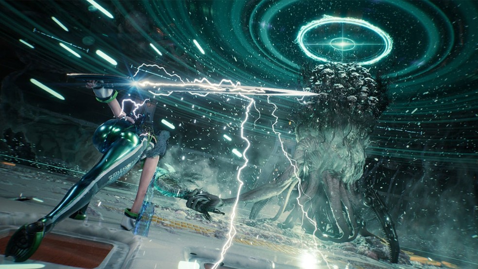 Stellar Blade traz suas eletrizantes batalhas do PS5 agora também para PC — Foto: Reprodução/Steam