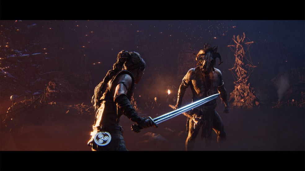 Senua's Saga: Hellblade II terá combates violentos e retorno das vozes na cabeça de Senua — Foto: Reprodução/Xbox Wire