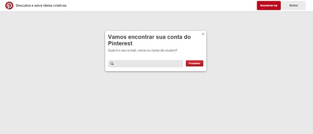 Problemas para acessar a conta do Pinterest? Veja como resolver