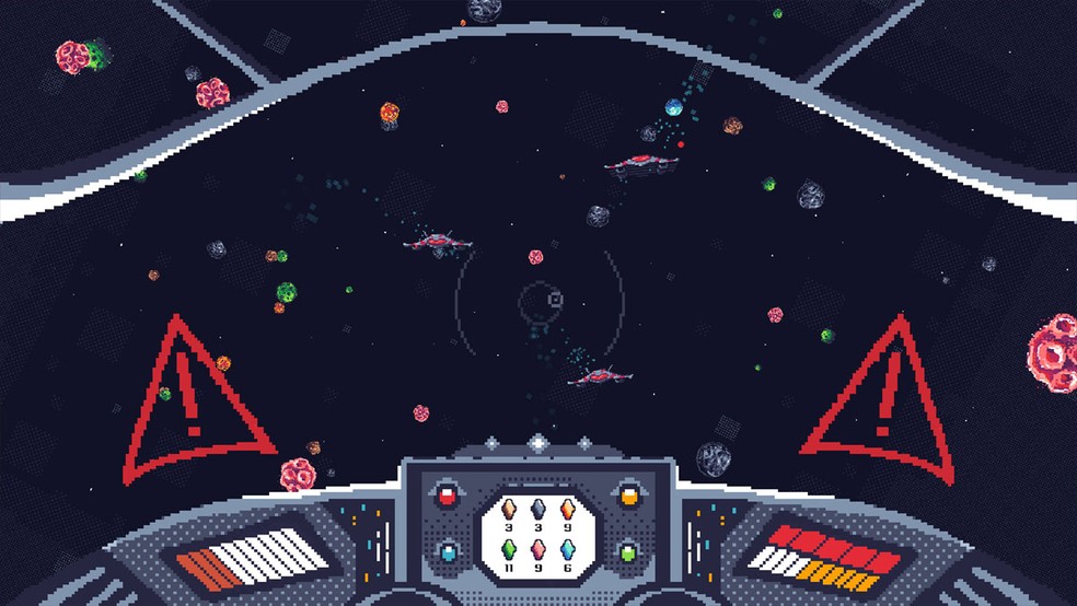 Stellarion é um jogo de nave espacial no qual usuários ganham a vida explorando campos de asteroides, mas precisam também se defender de forças hostis — Foto: Reprodução/Steam