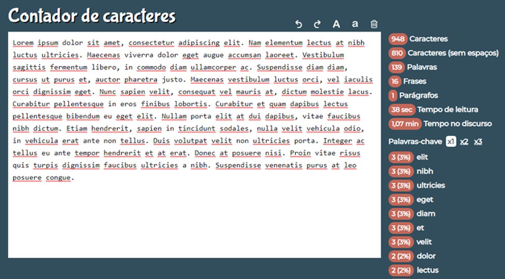 Contador de caracteres online conheça dez sites para contar palavras
