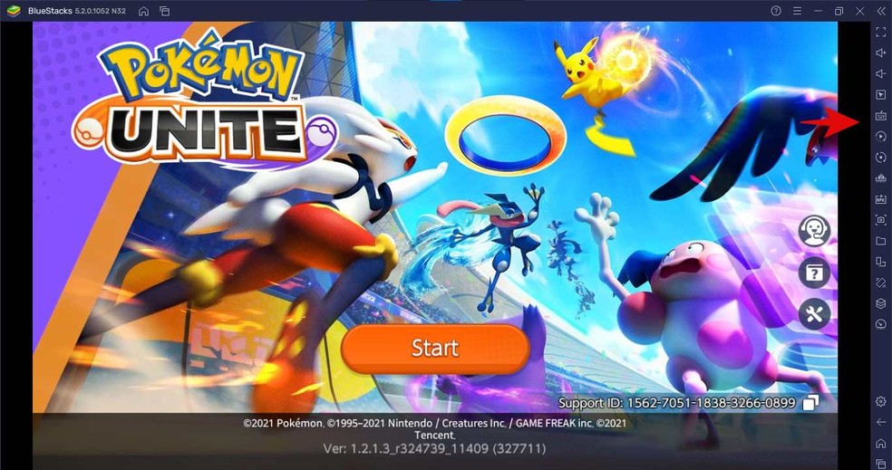 Os passos finais para jogar Pokémon Unite no BlueStacks — Foto: Reprodução/Bruna Telles — Foto: Reprodução/Bruna Telles