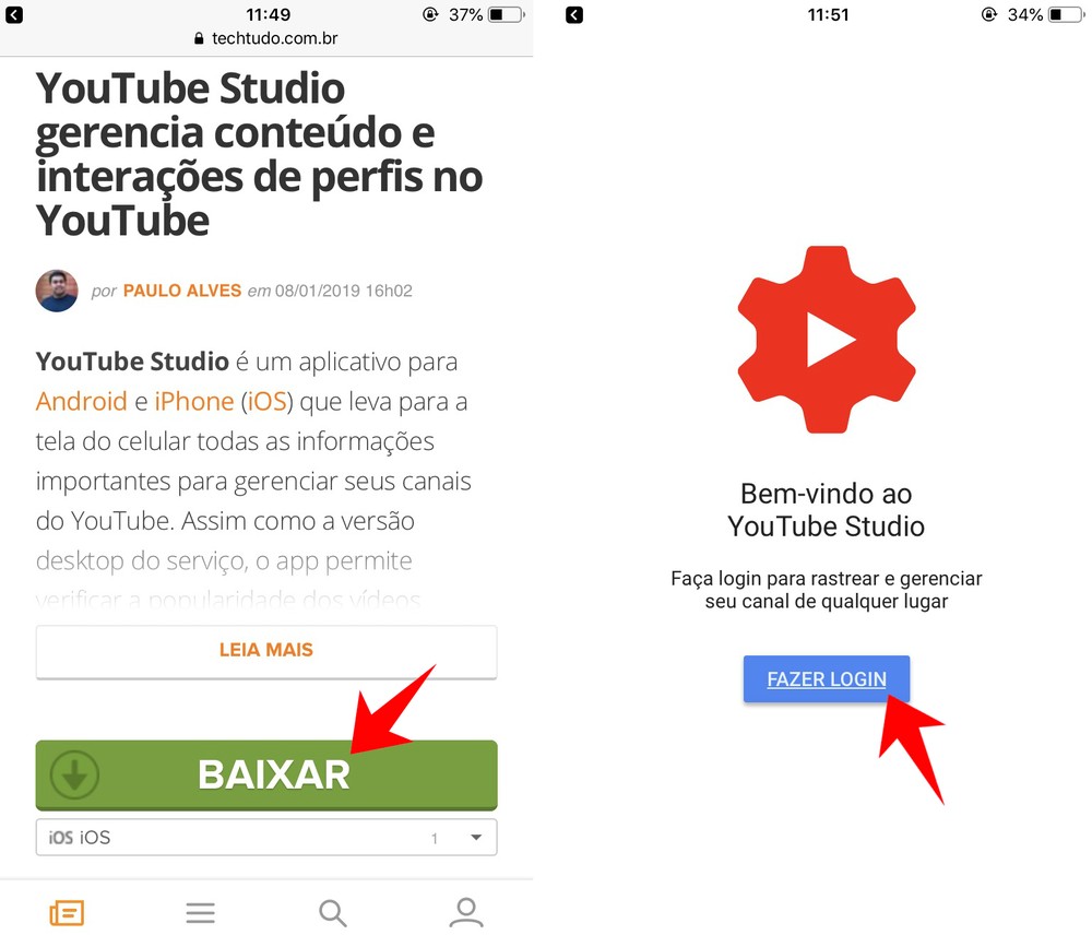 Como colocar capa no vídeo do YouTube pelo celular