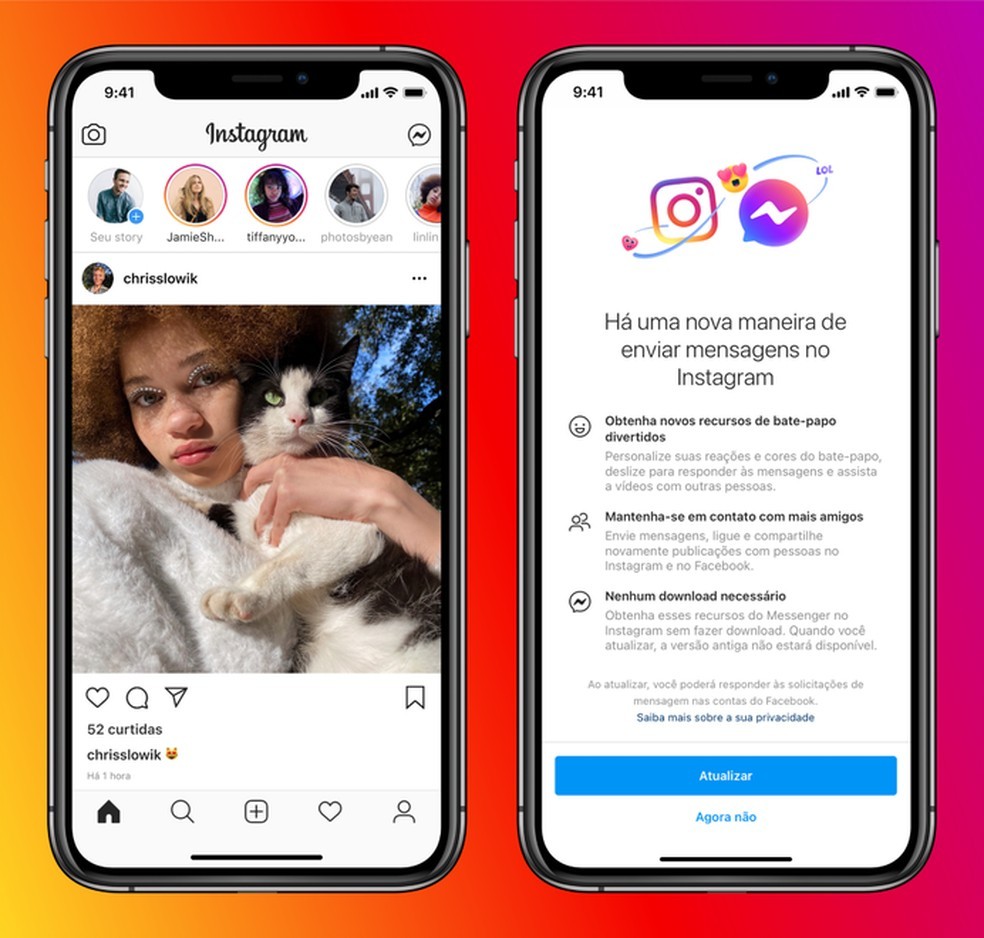 Facebook testa retornar bate-papo do Messenger para o app da rede social