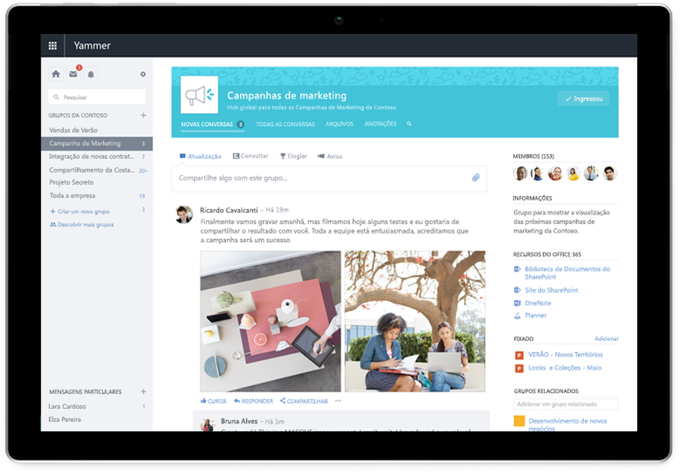 O Que é Yammer Conheça A Rede Social Para Trabalho Da Microsoft 6996