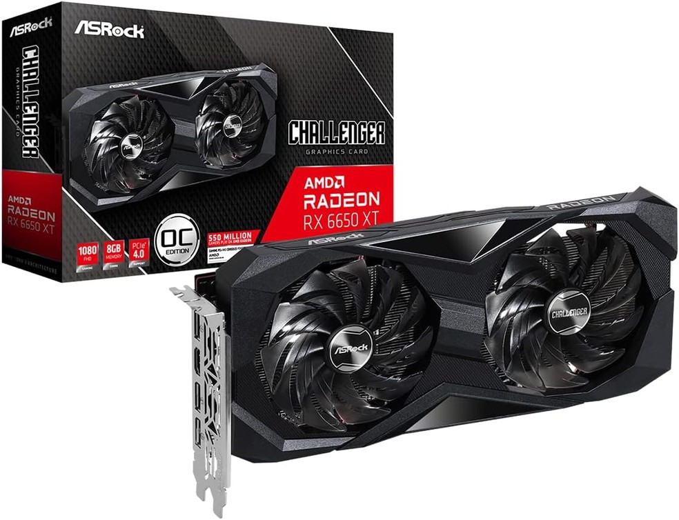 Radeon RX 6650 XT é outra opção para placas com um bom custo benefício — Foto: Reprodução/Amazon