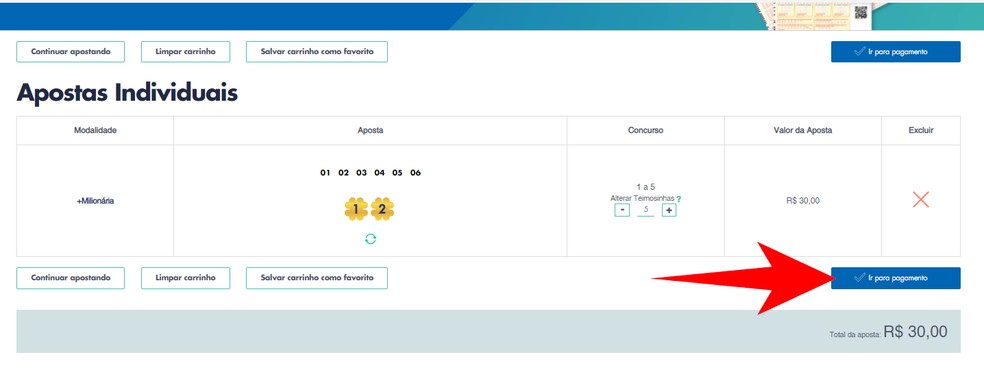 Milionária: como apostar na loteria da Caixa pela Internet