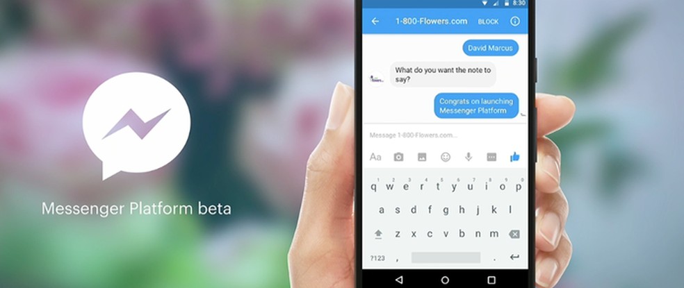 Facebook lança oficialmente a Messenger Platform para bots no mensageiro da rede social (Foto: Divulgação/Facebook) — Foto: TechTudo