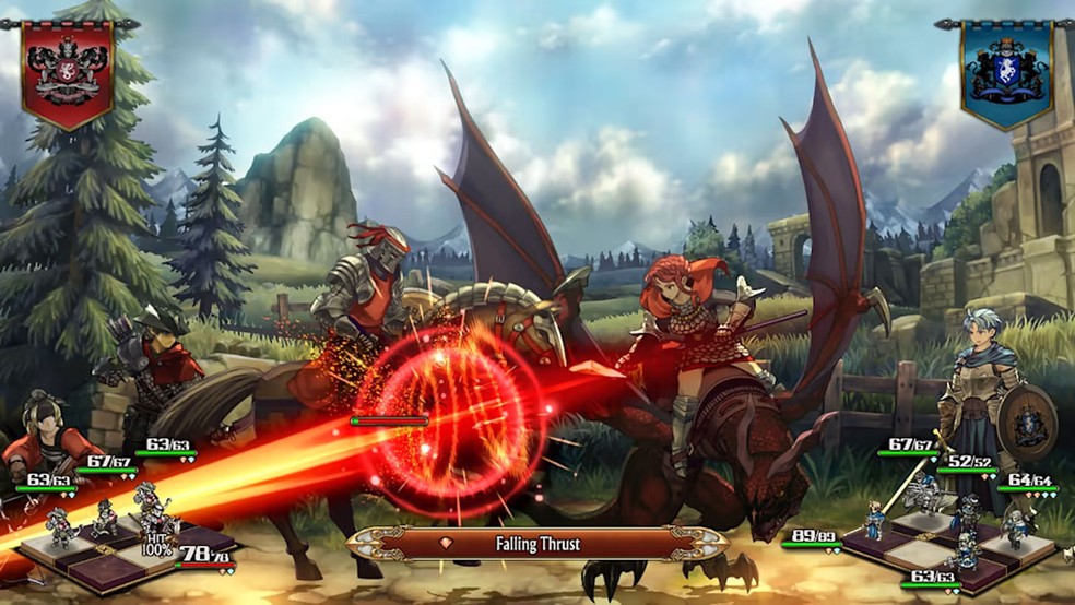 Unicorn Overlord é um game de estratégia com belíssimos gráficos 2D característicos do estúdio Vanillaware — Foto: Reprodução/Nintendo Game Store