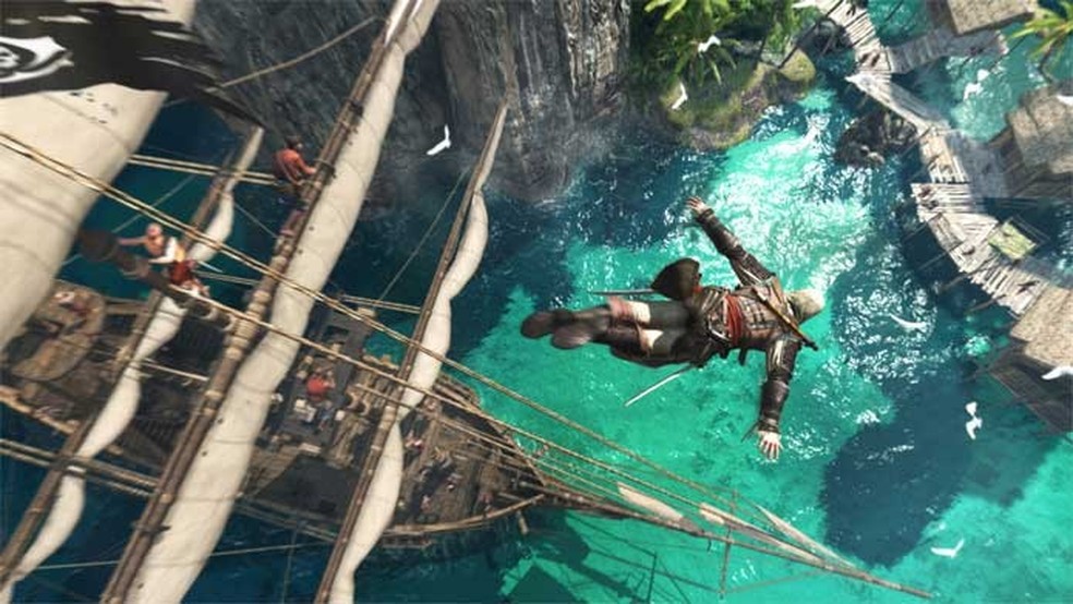 Protagonizado por Edward Kenway, Black Flag é um dos nomes mais memoráveis da franquia Assassin's Creed — Foto: Divulgação/Ubisoft