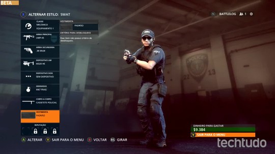 Battlefield Hardline: veja como comprar novas armas e equipamentos