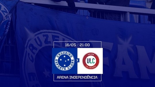 Cruzeiro x Unión La Calera ao vivo: horário e onde assistir à Sul-Americana