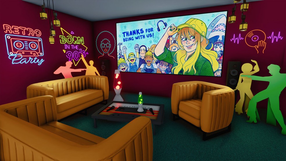 House Flipper - Party Furniture Pack traz a festa para sua casa com mais de 200 itens festivos — Foto: Reprodução/Steam