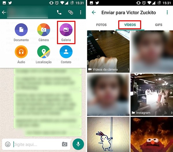 Como transformar vídeos em GIFs utilizando apenas o WhatsApp - Olhar Digital